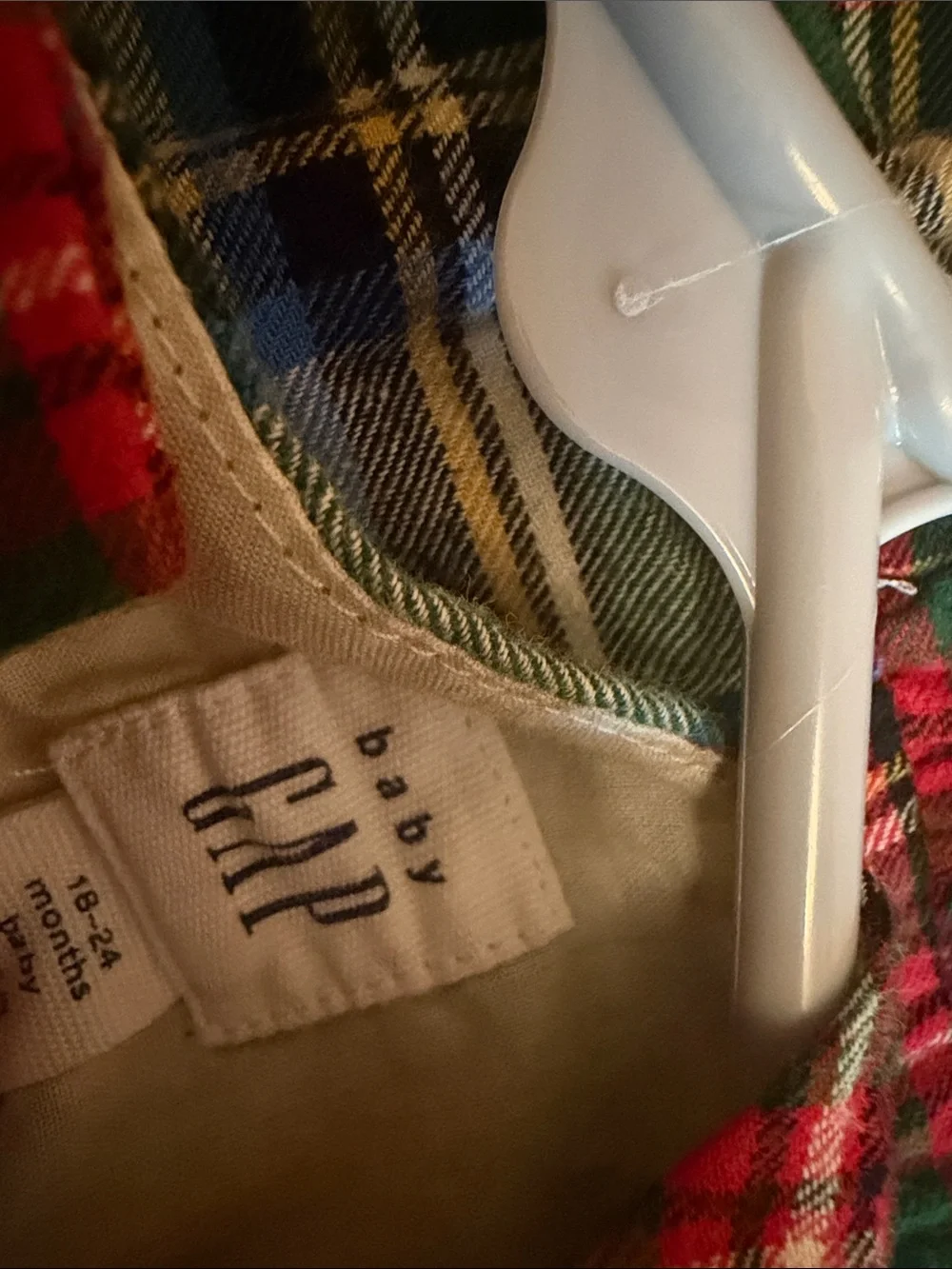 Baby Gap Tartan Plaid Dress 18-24 months
